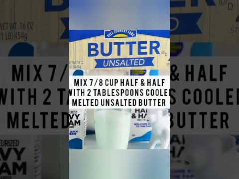 How To: Substitute Heavy Cream - YouTube
