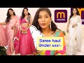 Meesho saree haul under 600 new trendy saree collections staring 200 sapnaprabhat