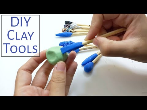 How I made my own clay tools  DIY Sculpting Tool Tutorial