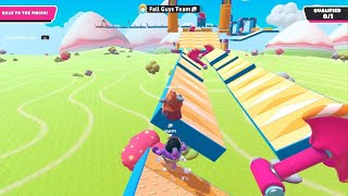 Fall Guys Zigzag Zoomies Battle Win