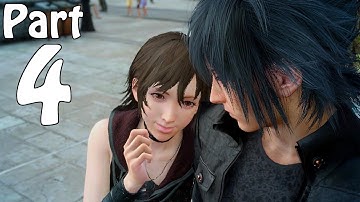 Final Fantasy 15 Gameplay Walkthrough Part 4- A Stroll For Two / The Sword In The Waterfall (FFXV)