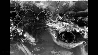 Weather Satellite Time Lapse GOES Indian Ocean 2017 Jan-Feb V21393