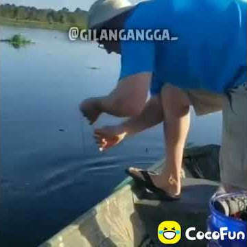 Mancing apes tapi lucu
