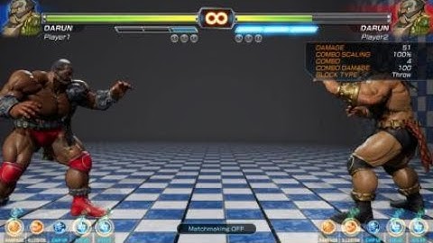 FIGHTING EX LAYER BETA Easy Darun 100 Damage Combo