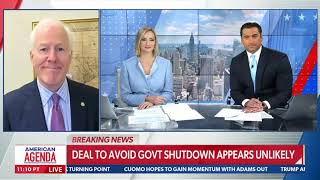 On Newsmax, Cornyn Slams Democrats for Shutting Down the Government