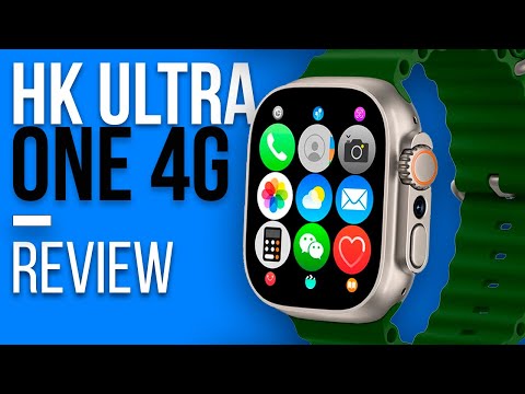 Smartwatch HK ULTRA ONE 4G Unboxing Review - ANDROID, AMOLED TOP e 32GB! Mas vale a pena? É bom?