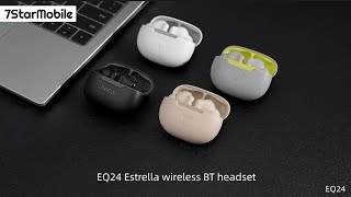 HOCO EQ24 TWS Wireless Bluetooth Headset Headphones, Mini Earphones with Mic and Charging Box