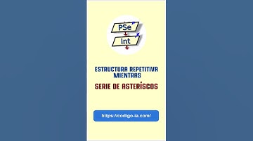 🟡 PSeInt : Algoritmo que dibuja un triángulo rectángulo de asteriscos en pseint. #pseint #algoritmo