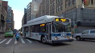 NYC Bus: Park Slope bound C40LF 241 B61 at Smith St/Fulton Mall