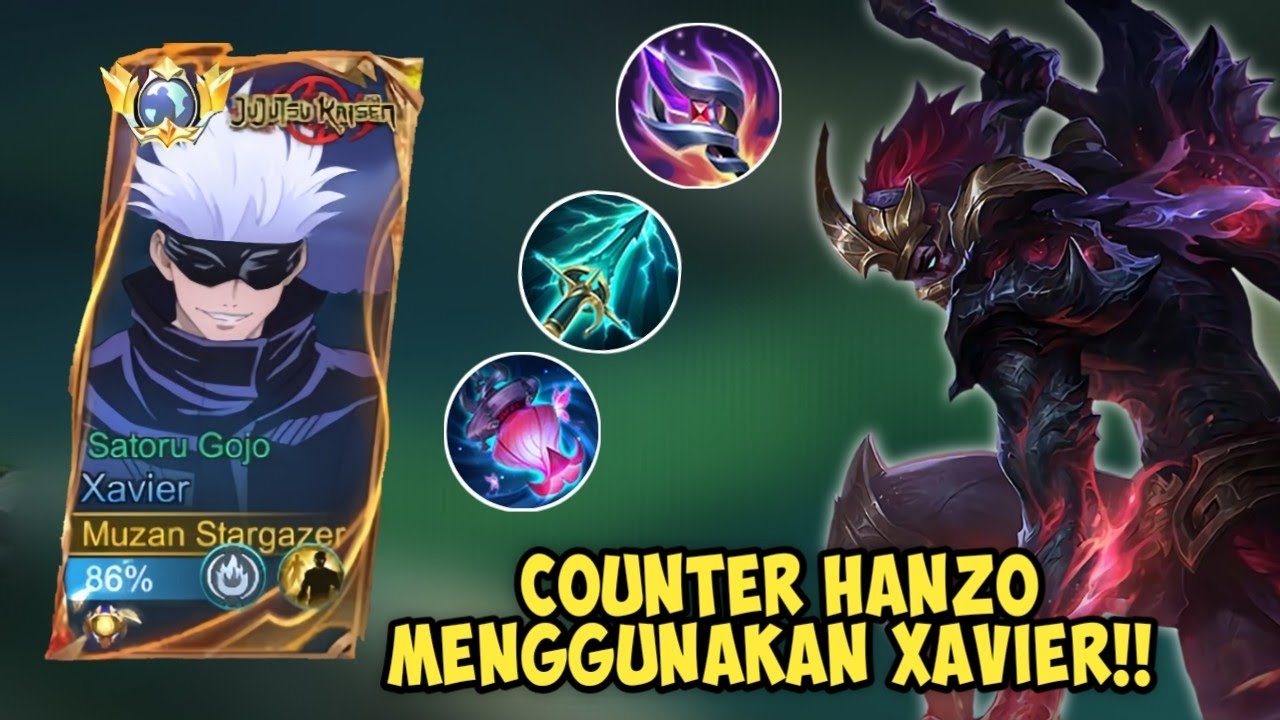 JANGAN TAKUT!! XAVIER BISA MENGCOUNTER HANZO REVAMP DI META SEKARANG? Mobile Legends
