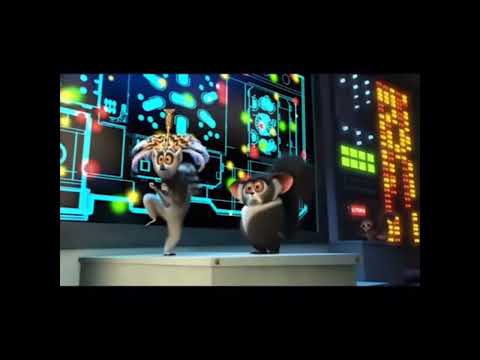 King Julien, Maurice, and Mort get rickrolled