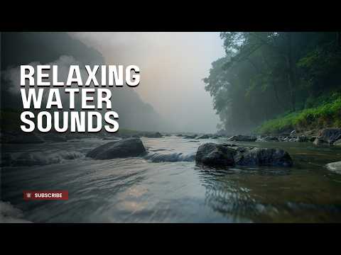 Relaxing Water Sound Meditation 💧 | Peaceful River Flow for Deep Sleep, Stress Relief & Healing #fyp