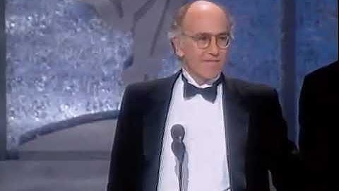 Larry David accepts Emmy Award for "The Contest" in 1993