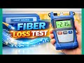Optical Fiber Loss Testing Explained | OPM &amp; Light Source Tutorial | Practical demonstration