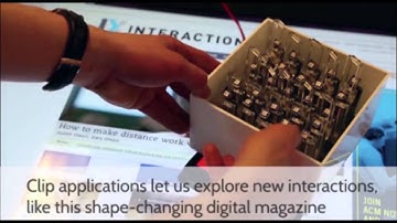 ShapeClip: Towards Rapid Prototyping with Shape-Changing Displays for Designers