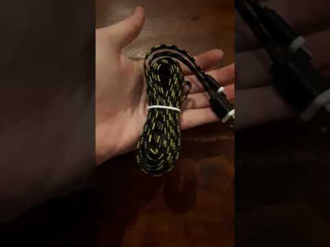 3M Micro USB Flat Braided Charger Cable  -  GearBest