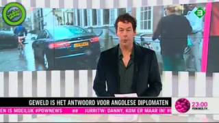 Diplomaat hoekt Danny Ghosen op zijn bek. Powned News