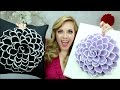 DIY COJINES DECORATIVOS! COJINES DE FLORES Paola Herrera