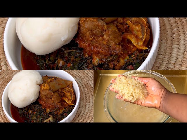 How To Make Rice Fufu/ Very Delicious Rice Swallow class=