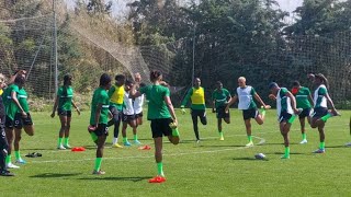 Super Falcons final training today before Nigeria vs New Zealand friendly