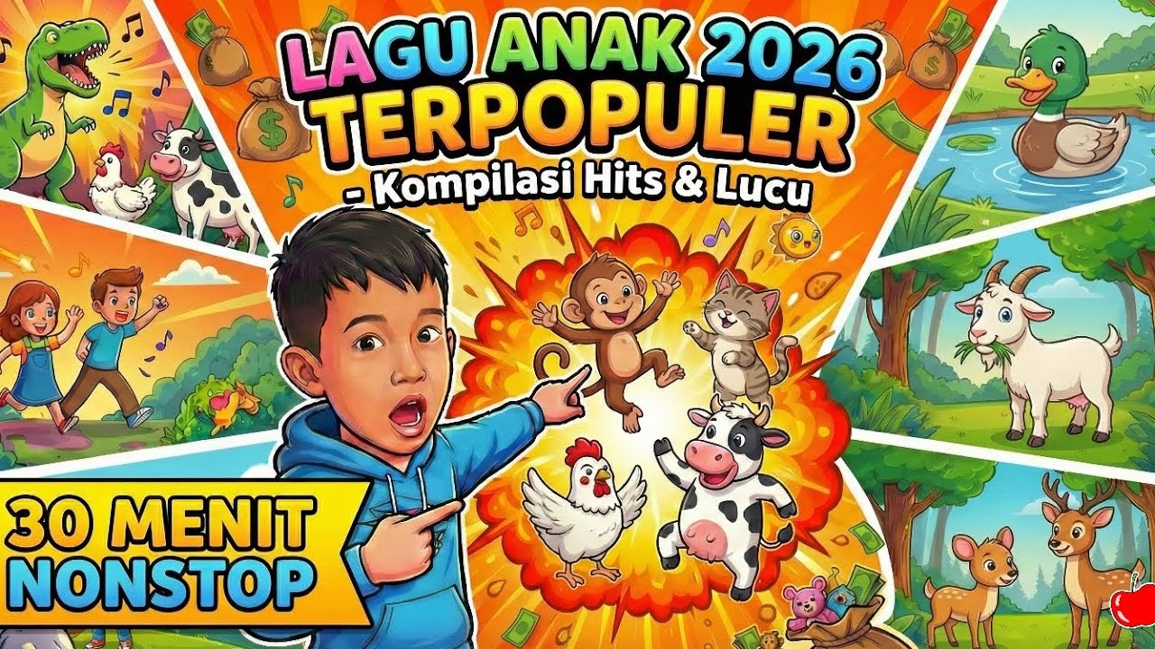 ​🔥 LAGU ANAK 2026 TERPOPULER! Kompilasi Hits Viral & Lucu (30 Menit Nonstop)
