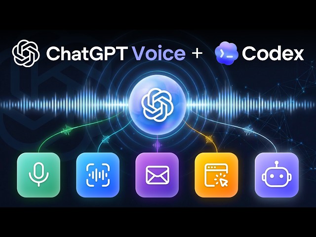 Thumbnail for How To Use ChatGPT 2.0 Voice with Codex As Your Real-Time Virtual Assistant (Full Guide)