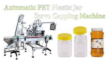 Hengyuan | Automatic PET Plastic Jar Servo Capping Machine|  HYXG-4C-C