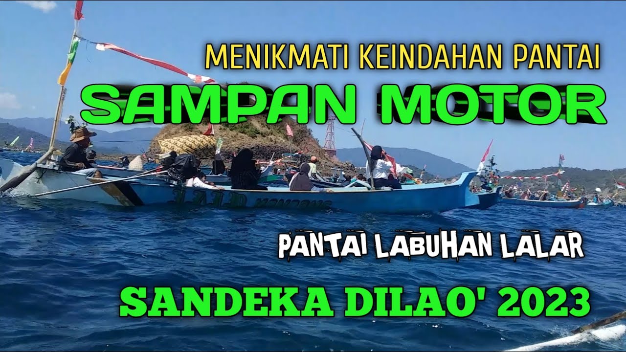 Menikmati Keindahan Pantai Labuhan Lalar Dengan Menaiki Sampan Motor ...