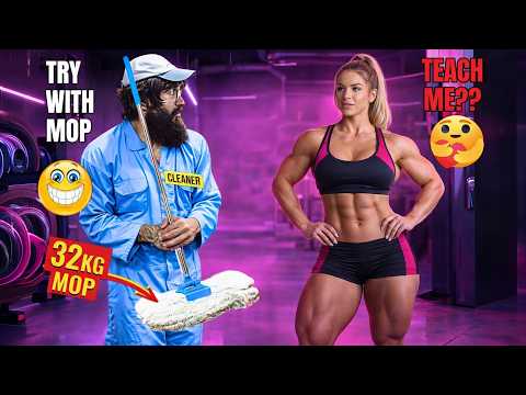Bodybuilders Laughed… Until ANATOLY Proved REAL Strength With a Mop! 💥💪