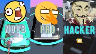 Car Restoration 3D - NOOB vs PRO vs HACKER screenshot 3