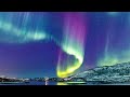 Beautiful Northern Lights Aurora Borealis With Relaxing Music mp3