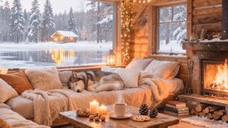 1 Hour of Relaxing Piano — Siberian Husky Sleeping in a Winter Cabin ❄️ | Calming Music for Dogs 🐾 screenshot 5