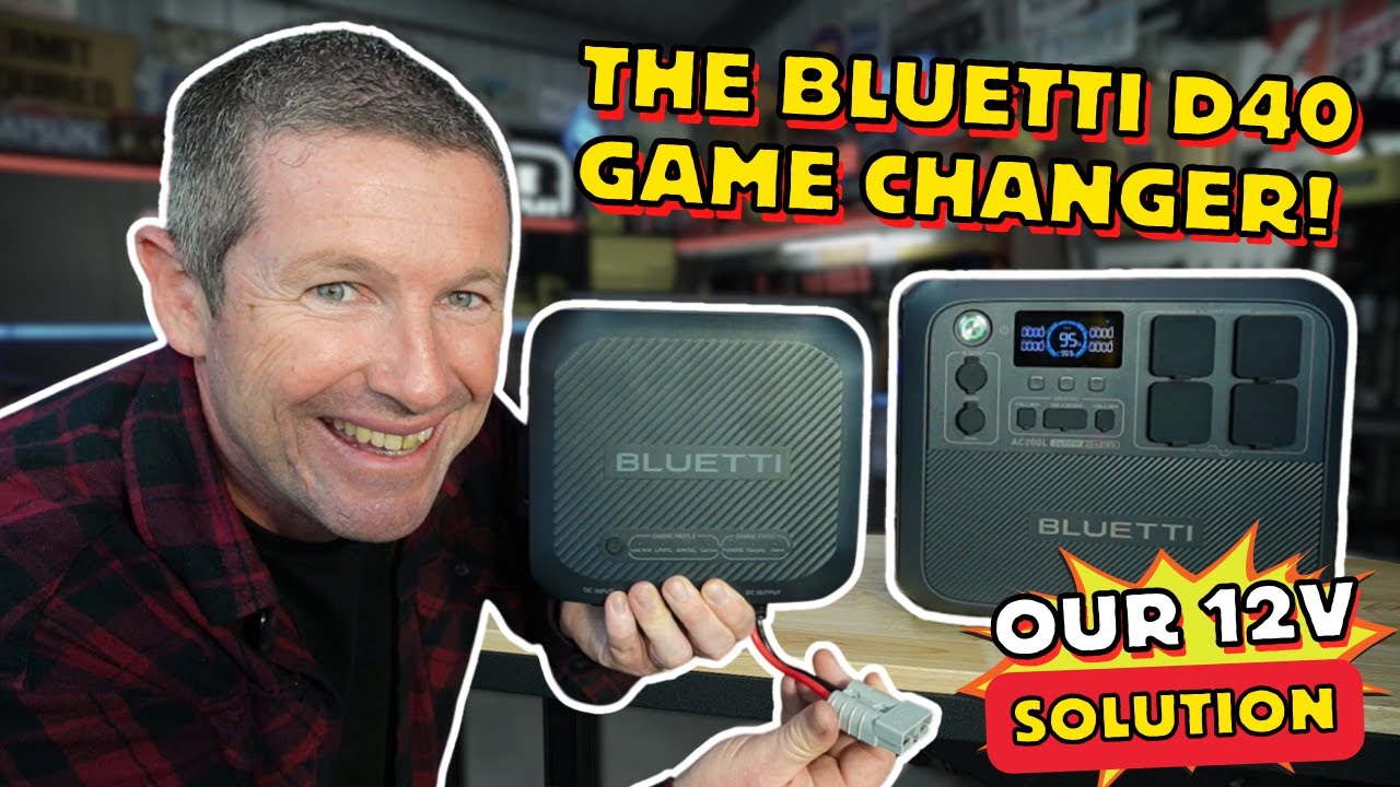 Bluetti's D40 & AC200L - the 12v power solution for our camper project! It now does everything!