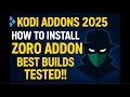 Kodi Addons 2025 - how to install zoro Kodi Addons - Best Kodi Builds 2025