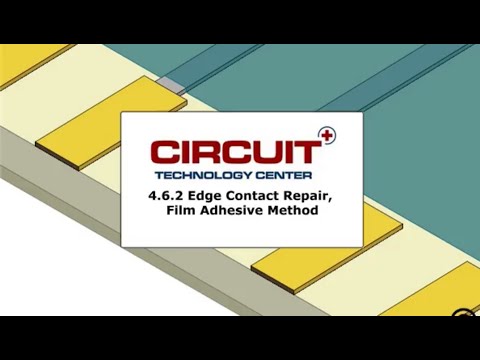 PCB Edge Contact Repair — Film Adhesive Method