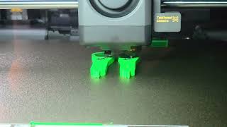 Bambu Lab X2D Detail Print Using Two Color, Both Nozzles