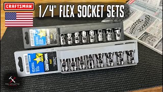 CRAFTSMAN Made in the USA HTF 16-piece 1/4" Flex Drive 6-point Socket Sets