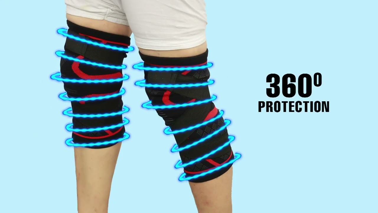 4 Way Compression Knee Support for Pain Relief (Code:11478)