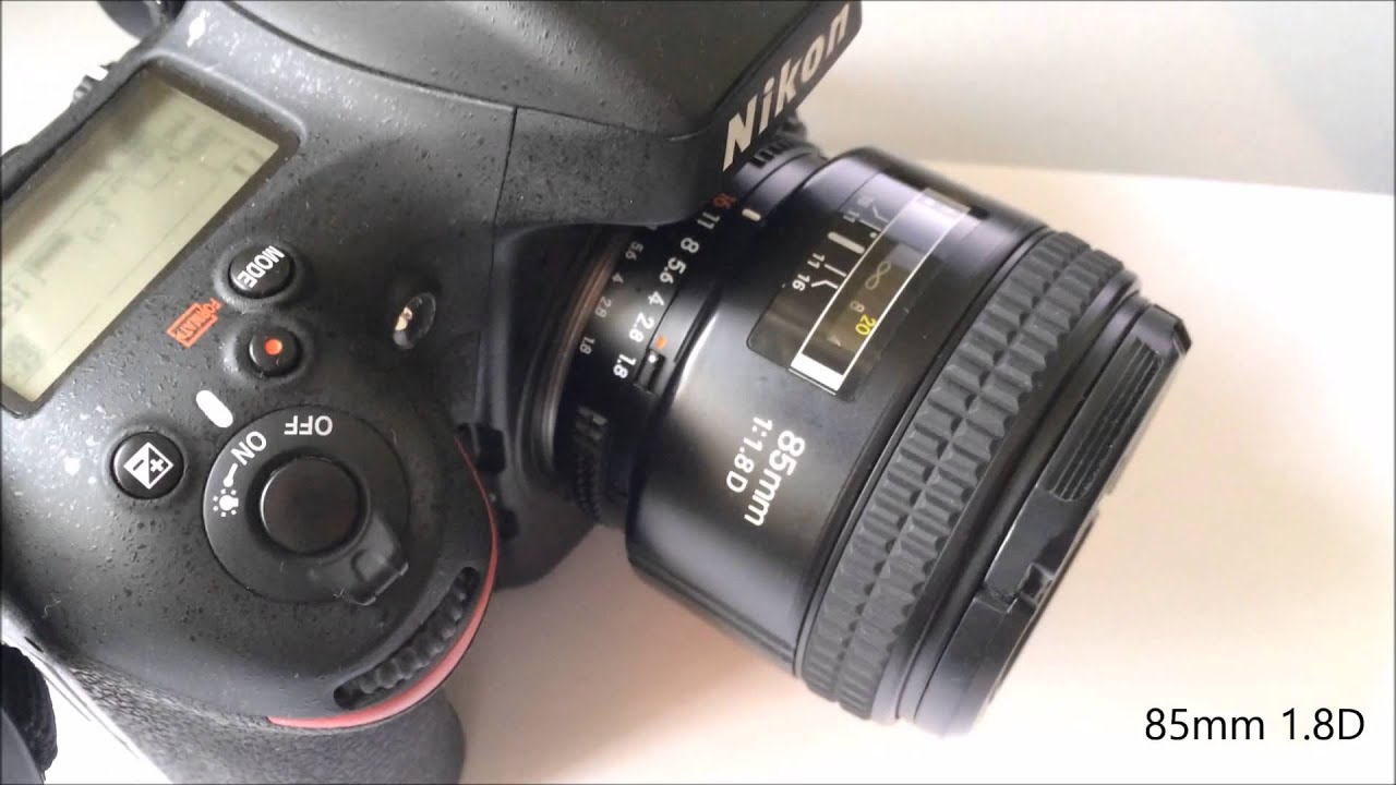 NIKKOR AF-S 85mm f/1.8G vs NIKKOR AF 85mm f/1.8D (Скорость автофокуса