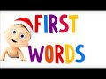 Baby - Toddler First Words | EDUCATIONAL VIDEO | LEARNING FOODS ANIMALS PETS COLORS WITH SOUNDS