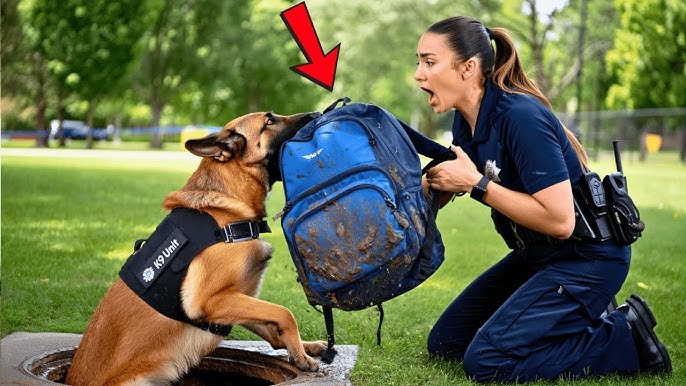 K9 Dog Found a Backpack in a Sewer — What He Uncovered Shook the Entire  Country - YouTube