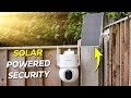 AOSU 5MP 360-Coverage Solar Battery WiFi Security Camera No Subscription