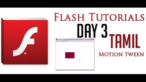 Flash tutorial step by step tamil day 3
