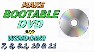 how to make bootable windows dvd offline