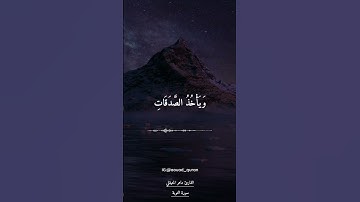 ماهر المعيقلي حالات واتس من سورة التوبة 🤍🤍