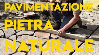 Come posare un pavimento di pietra (porfido) - Pavimentazione esterna