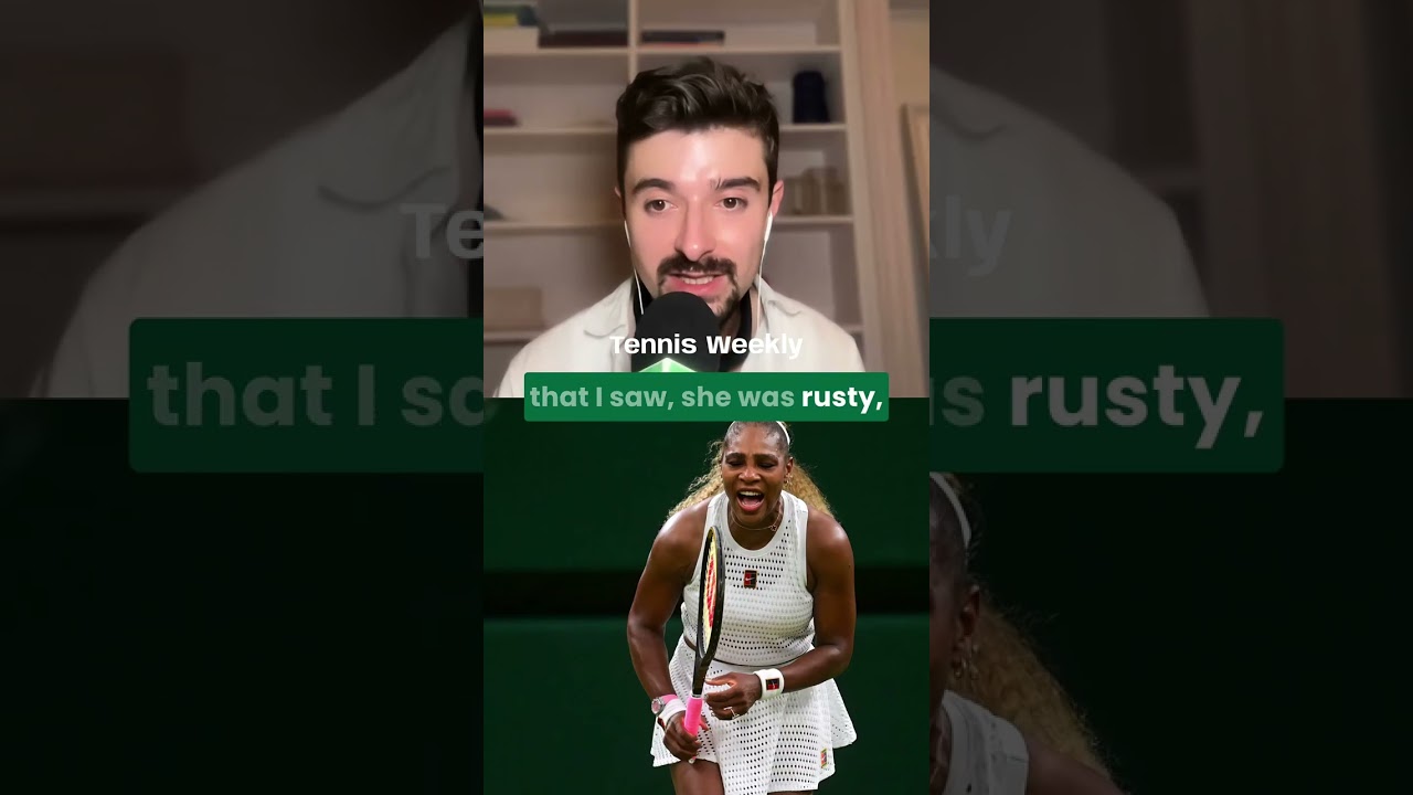 Did Serena Williams really come back just to lose in Round 1 at Wimbledon? #serenawilliams #tennis
