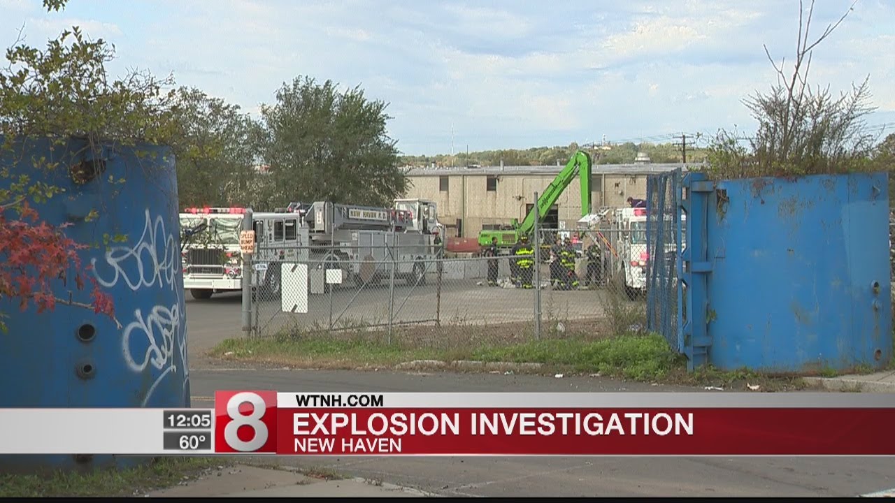 Fire crews on scene of explosion in New Haven - YouTube