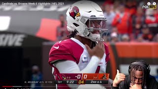 Cardinals vs. Browns Week 6 Highlights | NFL 2021! Reaction