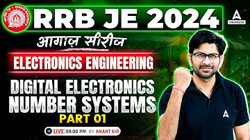 RRB JE 2024 | Digital Electronics Number systems #1 | RRB JE Electronics Engineering Classes